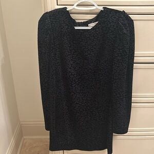 Leopard long sleeve dress